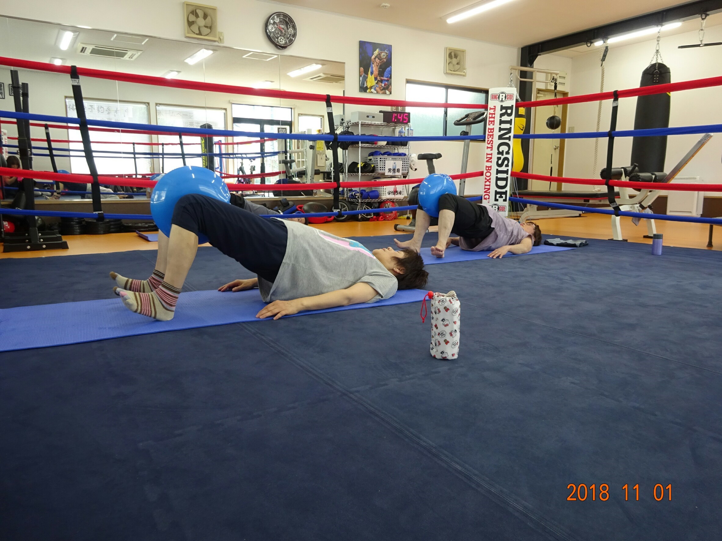 ビギナーストレッチ&バランストレーニング練習風景