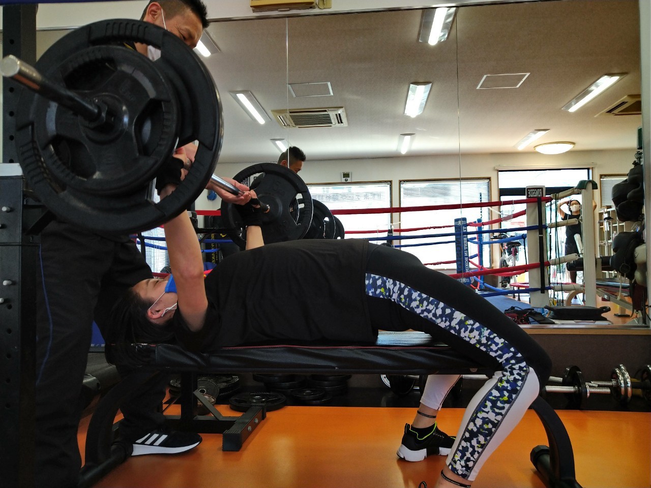 キックエクササイズ練習風景